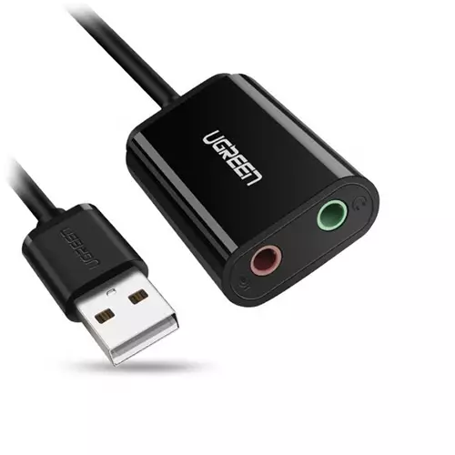 Ugreen USB Male to Dual 3.5mm Female Converter (30724)