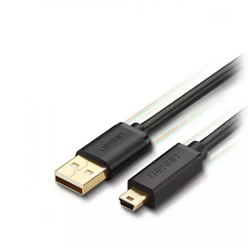 UGreen 1M USB 2.0 A Male To Mini 5 Pin Male Cable (10355)-gallery-1