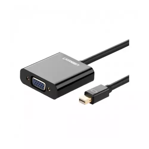 UGREEN MINI DISPLAYPORT MALE TO VGA FEMALE BLACK CONVERTER - 1
