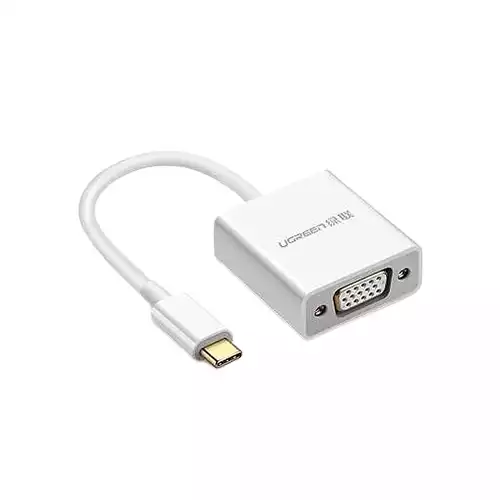 UGREEN CM140-50511 USB-C TO VGA CONVERTER WHITE