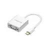 UGREEN CM140-50511 USB-C TO VGA CONVERTER WHITE-1