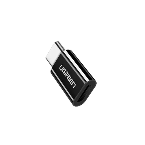 UGREEN US157 USB-C 3.1 MALE TO MICRO USB2.0 FEMALE MINI ADAPTER - BLACK - 1