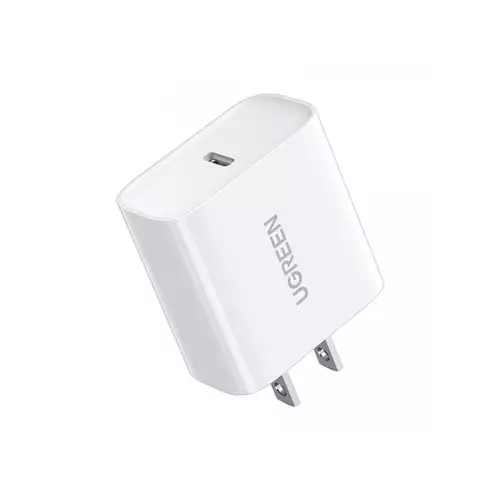 UGREEN CD137 20W PD USB-C WHITE WALL CHARGER-1