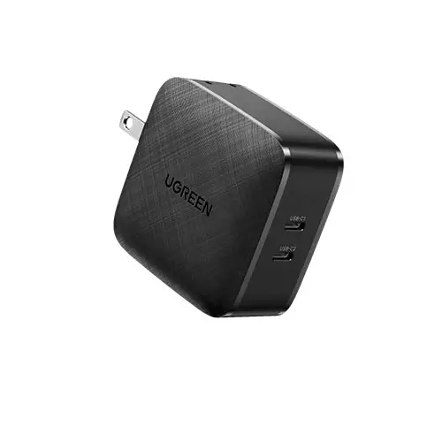 UGREEN CD216 66W PD USB-C BLACK WALL CHARGER - 0
