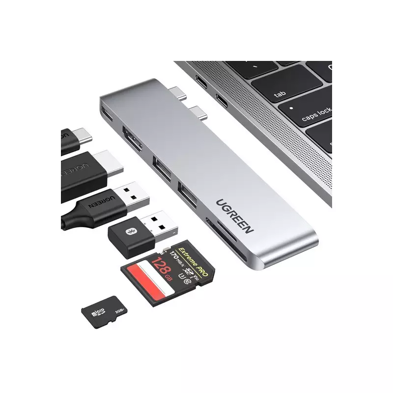 UGREEN CM380 6-IN-2 TYPE-C HUB FOR MACBOOK PRO - 1