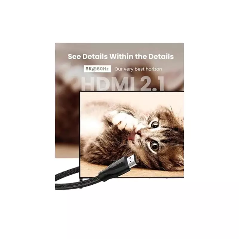 Ugreen 80403 2 Meter HDMI Male to Male Data Cable - 2