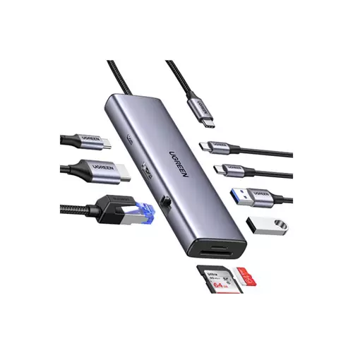 UGREEN Revodok CM498 (15600) Multifunction Type-C 9-in-1 Docking Station - 0