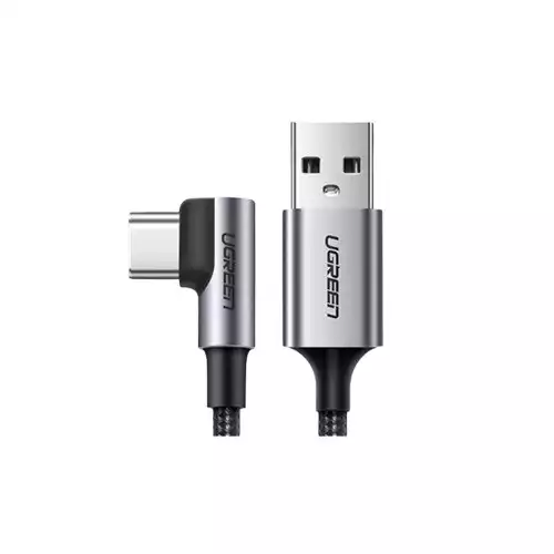 UGREEN 50942 Angled 2M USB-C Male To USB2.0 A Male 3A Data Cable