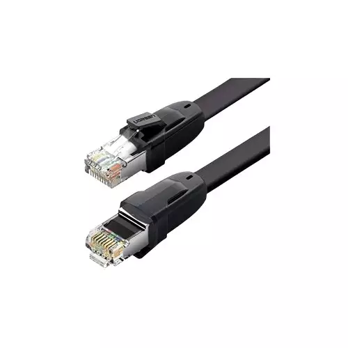 Ugreen NW134 Cat-8 3 Meter Flat Patch Cord Black Network Cable