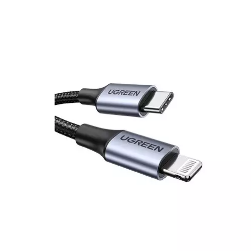 UGREEN US304 1M USB-C to Lightning Charging Black Data Cable