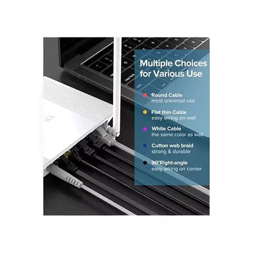 UGREEN NW101 3M Cat 6 U/UTP Black Ethernet Cable - 2