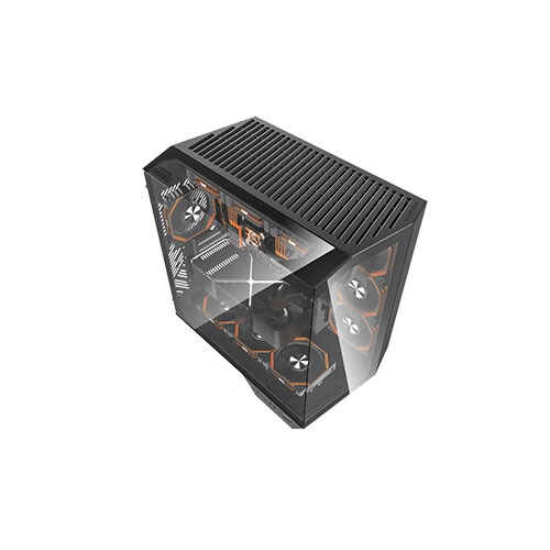 Aigo Darkflash DY470 ATX Gaming PC Case - 1