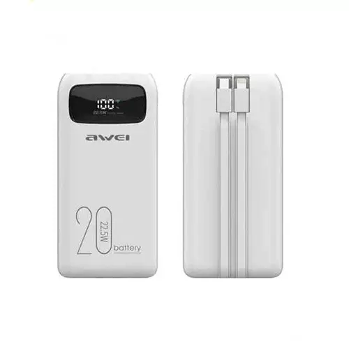 Awei P169K 20000mAh 22.5W Power Bank With Cable - 1