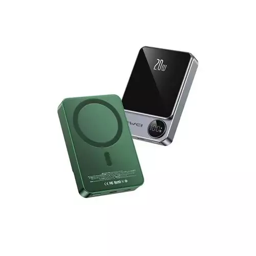 Awei P39K 10000mah 20W PD Wireless Magnetic Power Bank-gallery-1