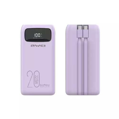 Awei P168K 10000mAh 22.5W Power Bank With Cable - 2