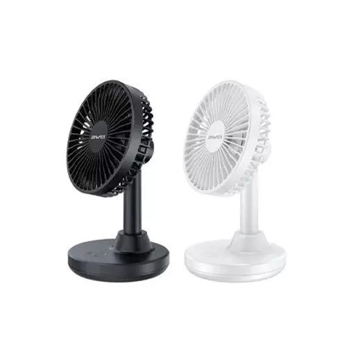 Awei F29 Mini Desktop Oscillating Rechargeable Fan - 3