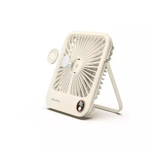 Awei F33 1800mAh Desktop Ultra Slim Rechargeable Fan - 2