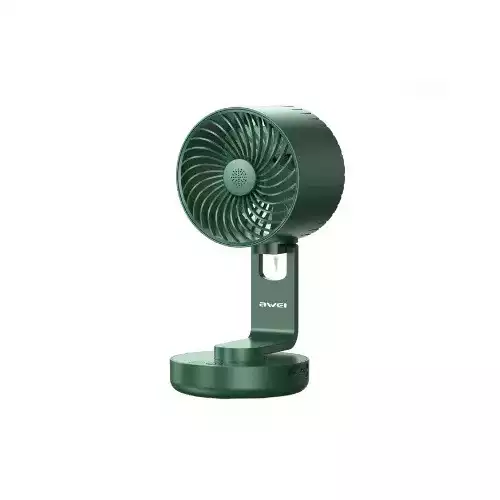 Awei F34 Folding Long Duct Circulator Rechargeable Fan with Night Lamp