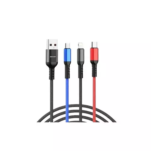 Awei CL-971 3 in 1 USB Charging Cable - 1