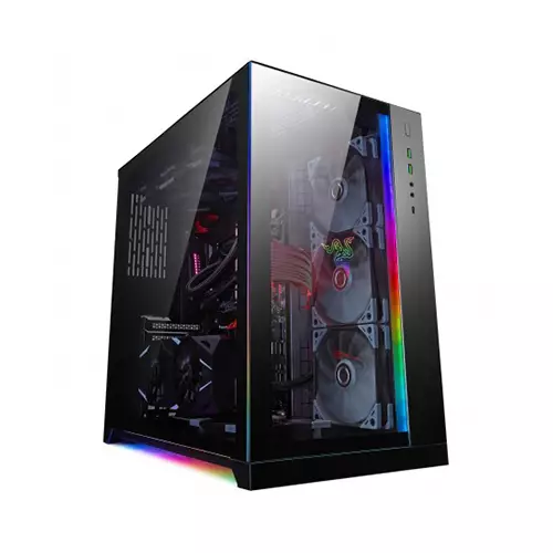 Lian Li O11D O11 Dynamic Razer Edition ATX Mid Tower Gaming Case (Black)