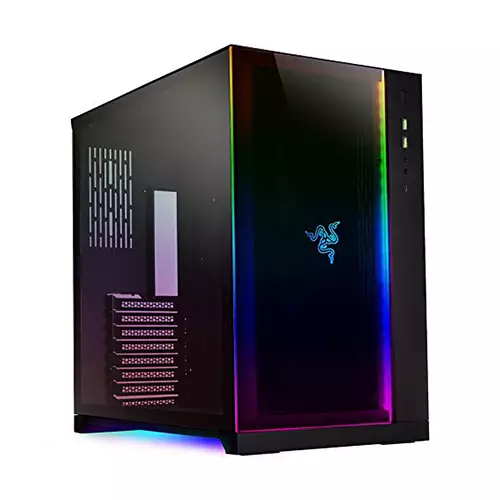 Lian Li O11D O11 Dynamic Razer Edition ATX Mid Tower Gaming Case (Black) - 1