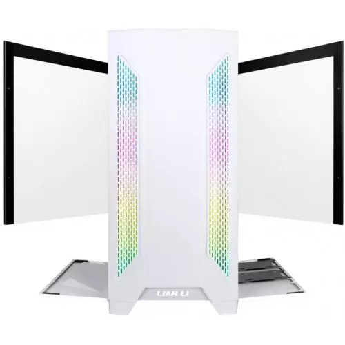 Lian Li LANCOOL II RGB ATX Mid Tower Gaming Case (White) - 0