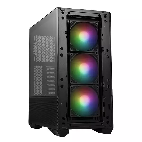 Lian Li LANCOOL II MESH RGB Tempered Glass Mid-Tower Case (Black) - 6