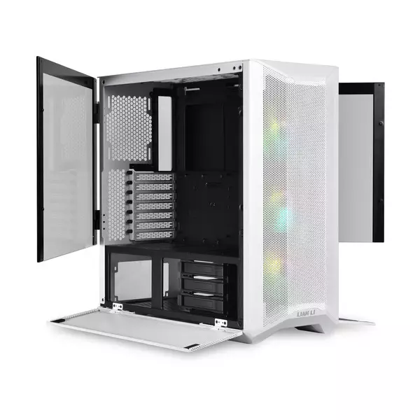Lian Li LANCOOL II MESH RGB Tempered Glass Mid-Tower Case (White) - 3