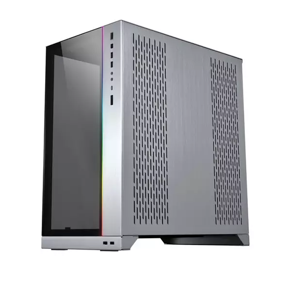 LIAN LI O11 Dynamic XL ROG Tempered Glass Full Tower Gaming Case - Silver - 4