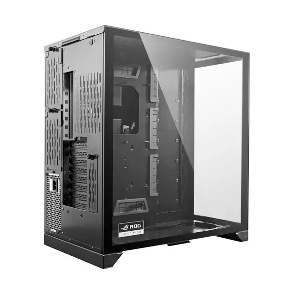 LIAN LI O11 Dynamic XL ROG Tempered Glass Full Tower Gaming Case - Black - 2