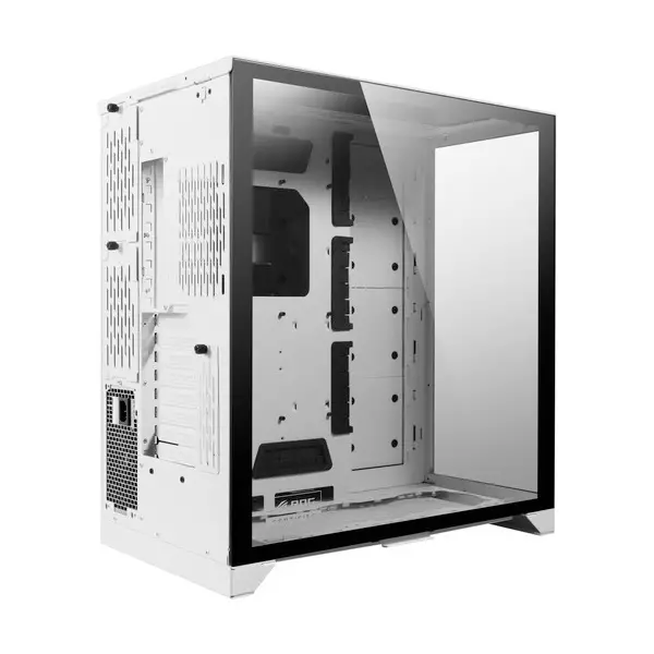 LIAN LI O11 Dynamic XL ROG Tempered Glass Full Tower Gaming Case - White - 2