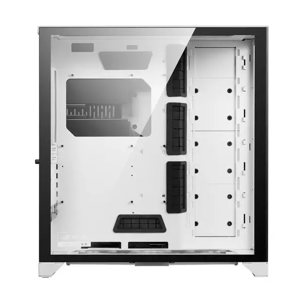 LIAN LI O11 Dynamic XL ROG Tempered Glass Full Tower Gaming Case - White - 3