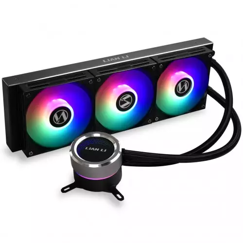 Lian Li Galahad 360 ARGB 360mm All in One Liquid CPU Cooler (Black)