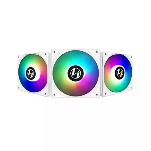 Lian Li ST120 High Static Pressure Case Fan (3 Pack White)