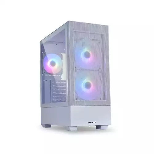 Lian Li LANCOOL 205 Mesh ATX Gaming Case (White)