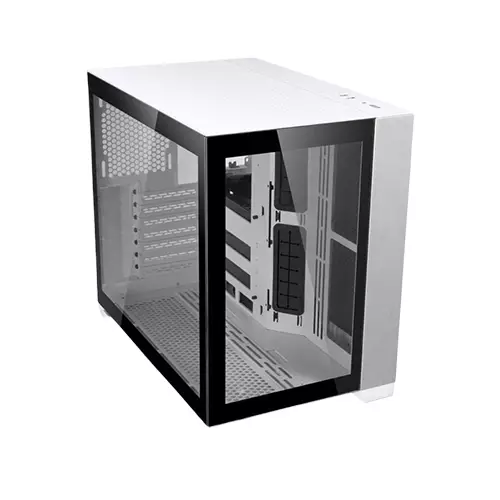 LIAN LI O11D MINI-W DYNAMIC MINI WHITE MID-TOWER GAMING CASE - 1