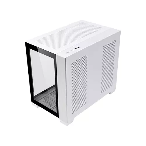 LIAN LI O11D MINI-W DYNAMIC MINI WHITE MID-TOWER GAMING CASE - 2