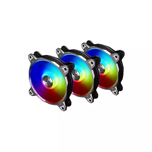 LIAN LI BORA DIGITAL 120MM RGB COOLING FAN (SILVER)