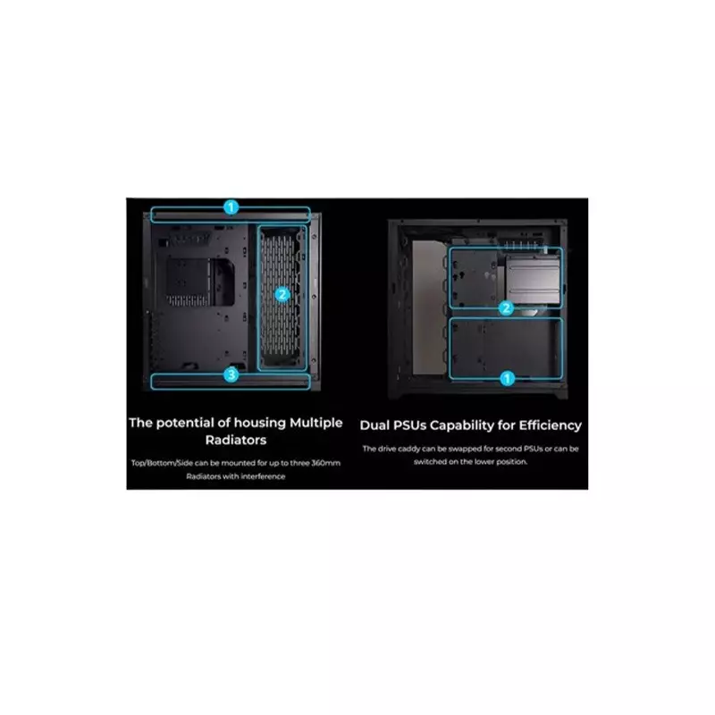 LIAN LI PC-O11DX 011 DYNAMIC RAZER EDITION E-ATX FULL TOWER GAMING CASE BLACK-gallery-4