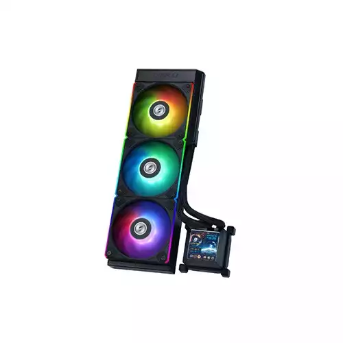 Lian Li HydroShift LCD 360R ARGB LCD Display AIO Liquid CPU Cooler (Black)