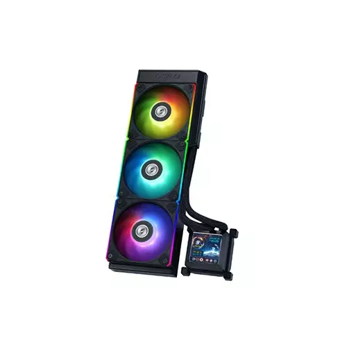 Lian Li HydroShift LCD 360R ARGB LCD Display AIO Liquid CPU Cooler (Black)