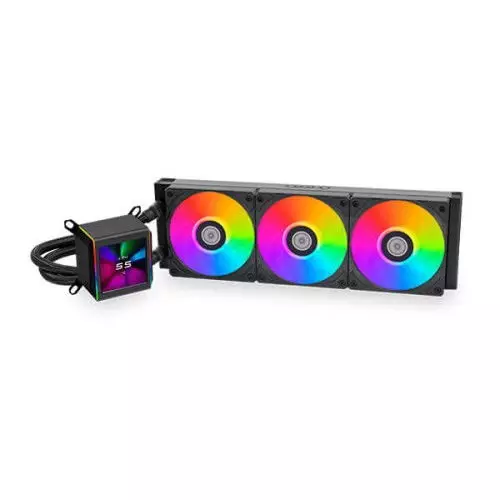 Lian Li Galahad II LCD ARGB 360mm AIO Liquid CPU Cooler (Black)-gallery-1