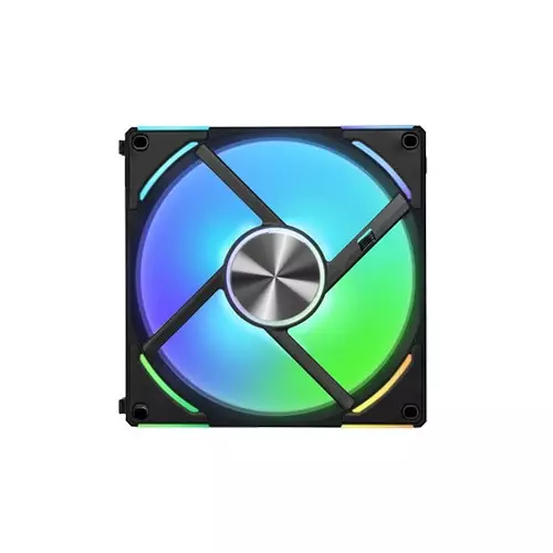 Lian Li UNI FAN AL120 V2 120mm ARGB Black Triple Pack Case Fan-2