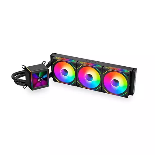 Lian Li Galahad II LCD SL-INF 360mm ARGB AIO Liquid CPU Cooler (Black)-gallery-1