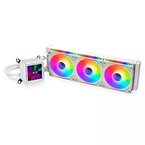 Lian Li Galahad II LCD SL-INF 360mm ARGB AIO Liquid CPU Cooler (White)-1