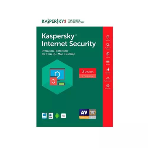 Kaspersky Internet Security 3-User 1 year