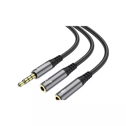 Hoco UPA21 one Male to Dual Female Audio Cable - 0
