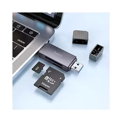 Hoco HB45 Spirit 2-in-1 USB & Type-C 2.0 Card Reader-gallery-2