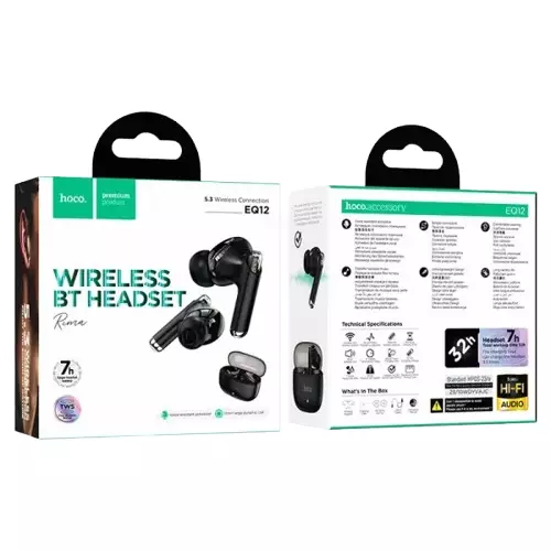 Hoco EQ12 Rima Bluetooth Wireless Earbuds-gallery-3