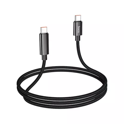 Hoco U125 Benefit 100W Fast Charging Data Type-C to Type-C Cable with Display-gallery-2